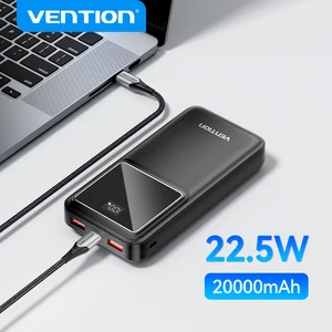 Vention 22.5W Power Bank Quick charge 20000mah PowerBank Portable for iPhone 15 Pro Max Xiaomi 10000MAH Portable Battery Charger 8 Main Sales Battery Portile 20000MAH - №7