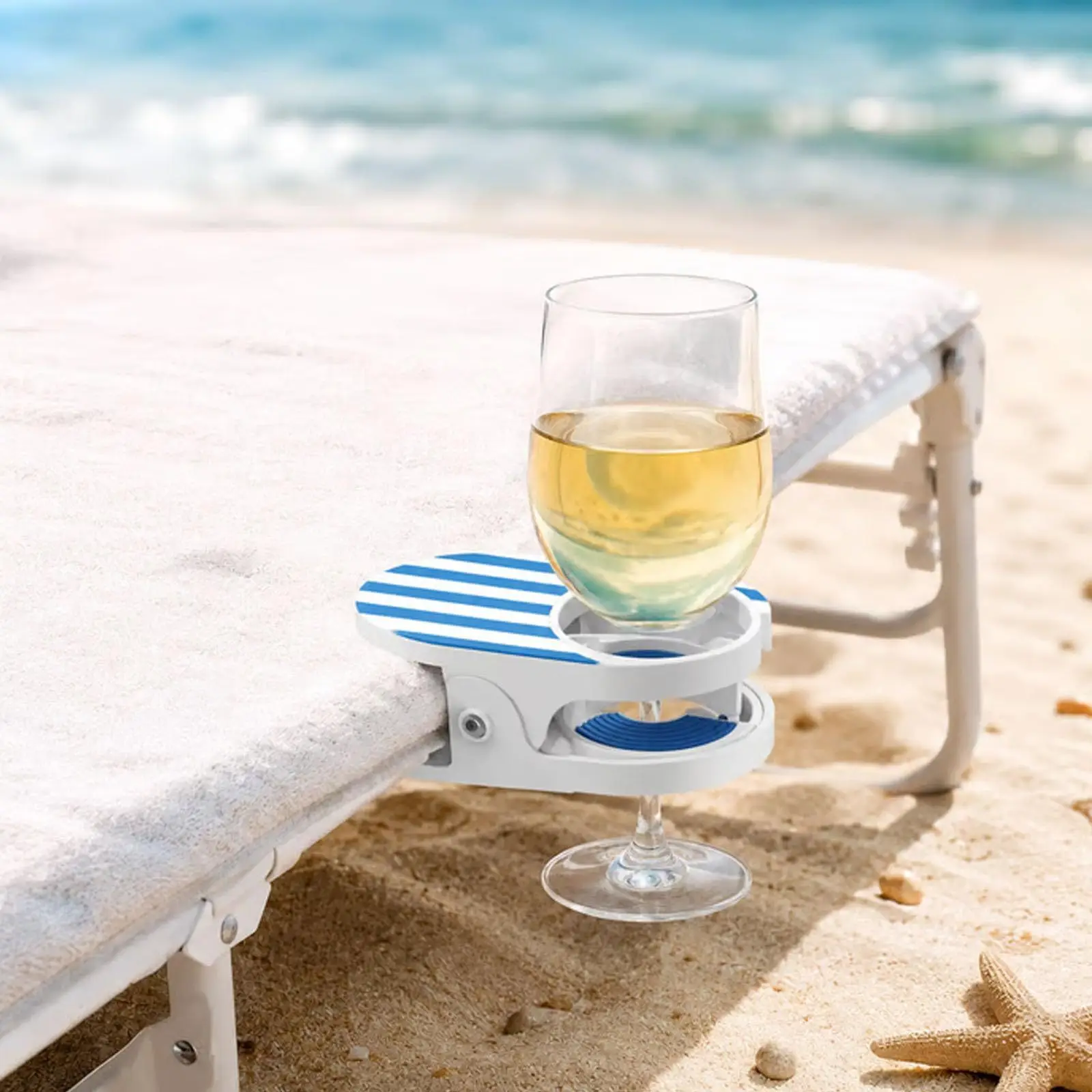 Multi-functional beverage cup holder, tray, sofa, outdoor beach, armrest cup holder, floating support