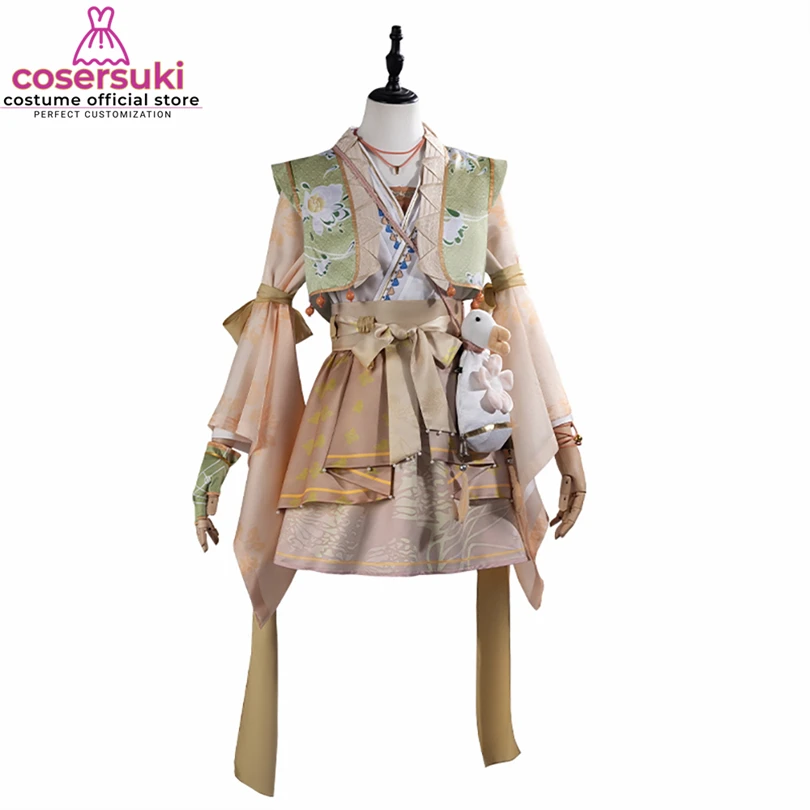 

Where Winds Meet Qinghe Strong Female Player Outfit Goose Bag Outfit Cosplay Costume Halloween Christmas Comic-Con Outfit