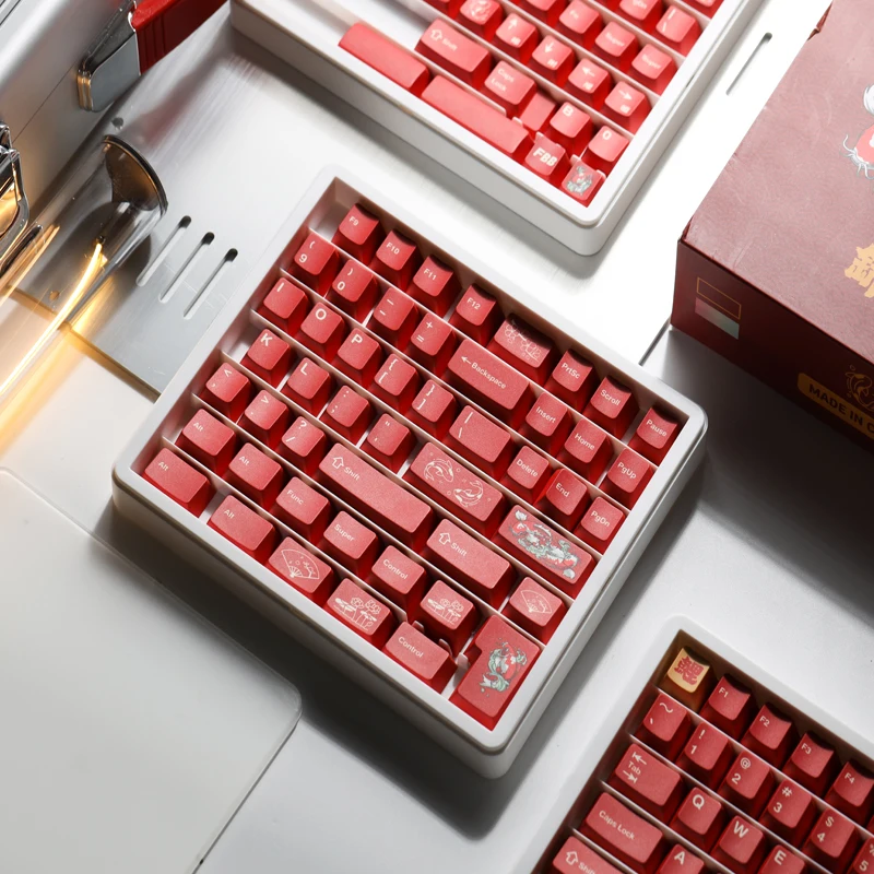 FBB أغطية المفاتيح KOI PBT صبغ الفرعية قبعات المفاتيح المخصصة الكرز الشخصي ل Mx الكرز التبديل الألعاب لوحة المفاتيح الميكانيكية 68 75% 87 98 لتقوم بها بنفسك عدة