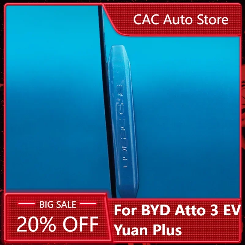 สติกเกอร์ป้องกันรอยขีดข่วนสำหรับ BYD ATTO 3 EV Yuan PLUS, 6ชิ้นสติกเกอร์ยางกันชนป้องกันขอบประตูรถยนต์