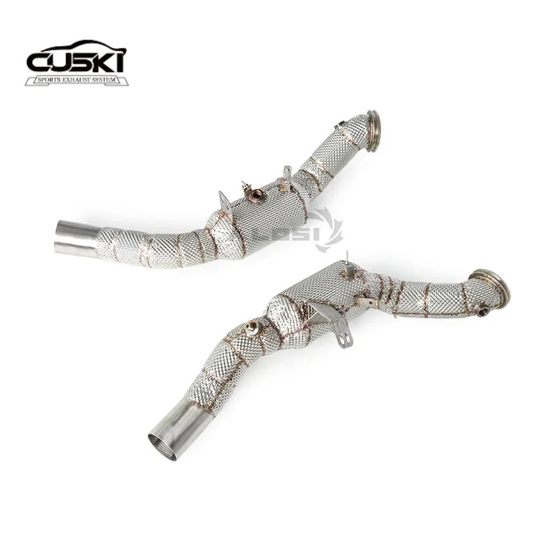 

Подходит для модификации автомобильной выхлопной трубы Maserati Ghibli 3.0T 2020-2023 с водосточной трубой из нержавеющей стали без кошки