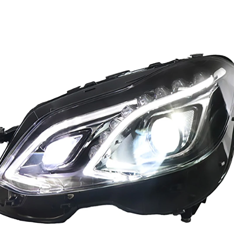 for Mercedes-Benz E-Class Headlight Assembly E Series E180 E200 E260 W212 Low Profile Upgrade High Profile LED Headlight