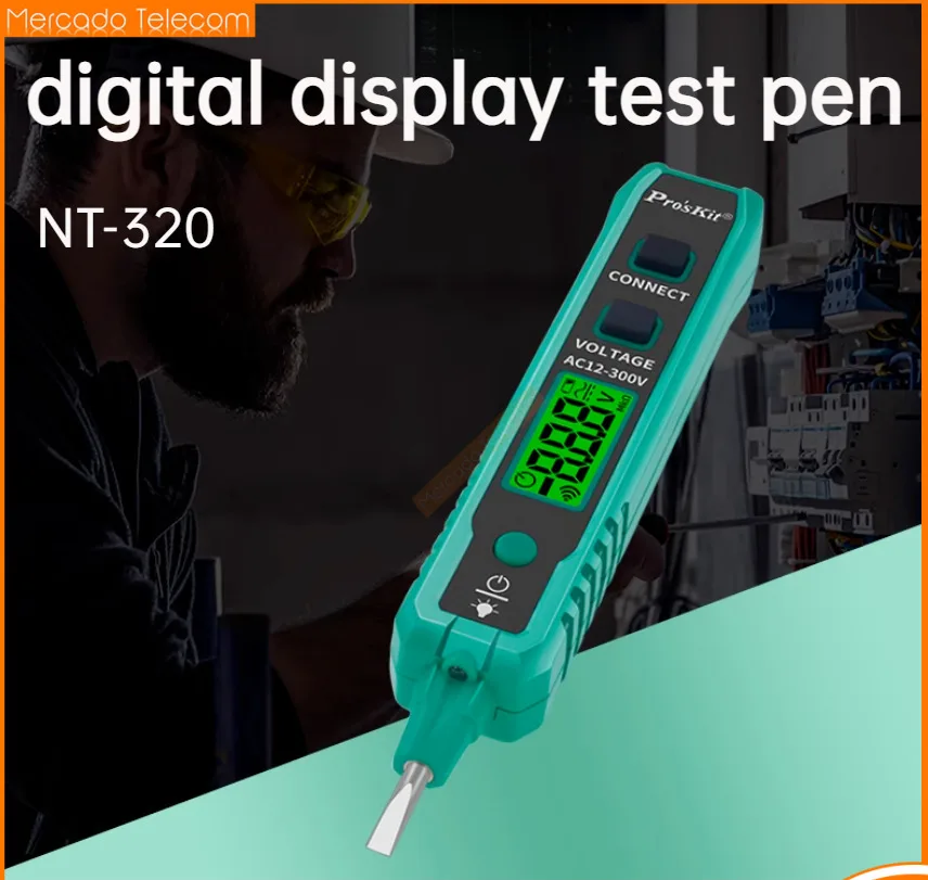 Pro'skit NT-320 Digital Display Pen For Electricians To Measure Disconnection And Multi-Function Intelligent Induction Test