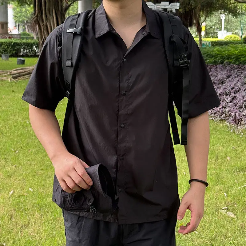 

Yamatomichi UL Short Sleeve Outdoor Slim Quick-Drying Nylon Short Sleeve Shirt