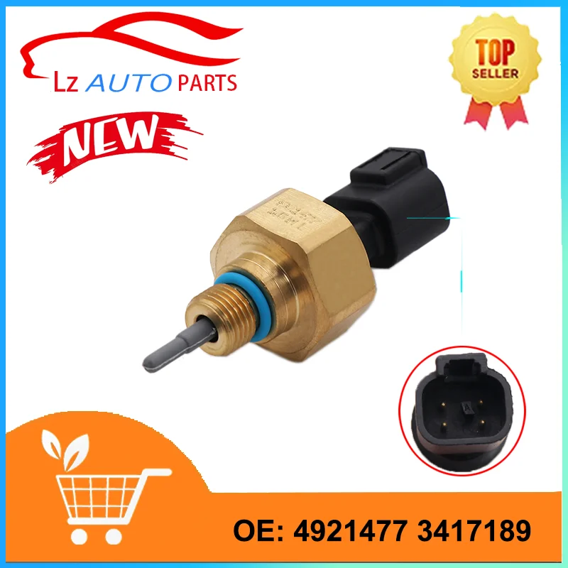 

ISM QSM Engine Oil Temperature Pressure Sensor 4921477 3417189 for Cummins 10.8L L6 Diesel Turbocharged Thread 9/16