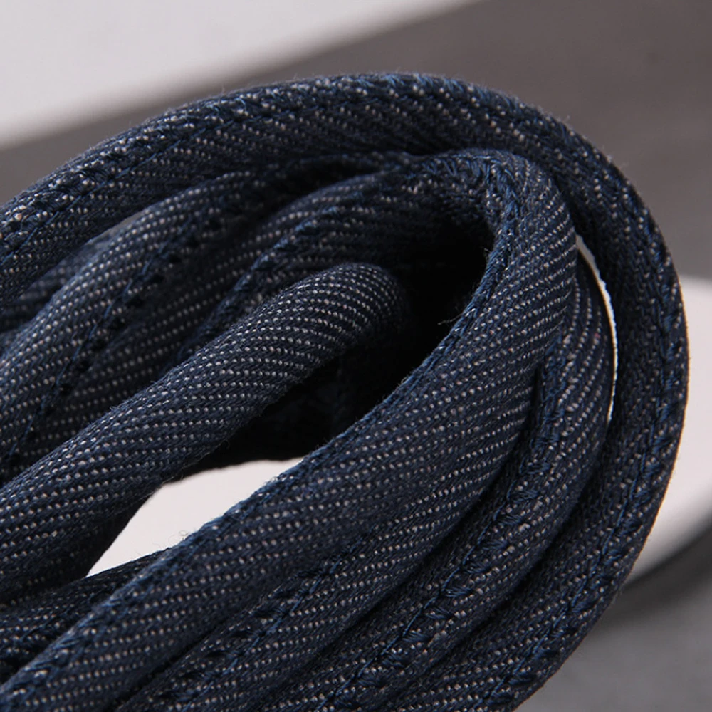 REGELIN 2m 4/5/6/8mm Denim Strap round Cord Cowboy Fabric Rope for DIY Crafts Necklace Bracelet Making Home Decor Findings image 6