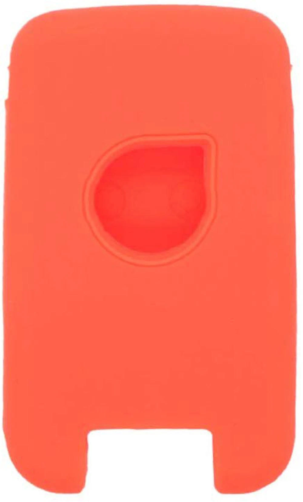 Silicone Cover Protector Case Skin Jacket fit for VOLVO 6 Button Smart Remote Key Fob Orange
