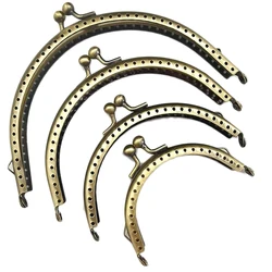 8.5cm-15cm DIY Metal Frame Purse Handle Coin Bags Metal Kiss Clasp Lock Frame Accessories Crafts Supplies