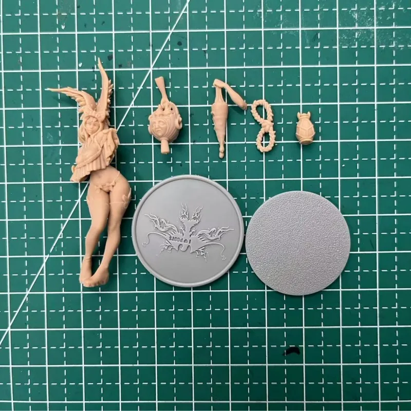 Kit d'Assemblage de Figurine en Résine de 30mm, Modèle de Lapin Eisposition, Chasseur Femelle, Nette Miniature GK, Non Assemblé et Non Peint 901X