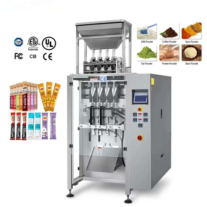 JT-720 Fully Automatic 5g 7g 15g 20g High Accuracy Sugar Stick Bag Filling Coffee Powder Strip Pouch Packaging Machine