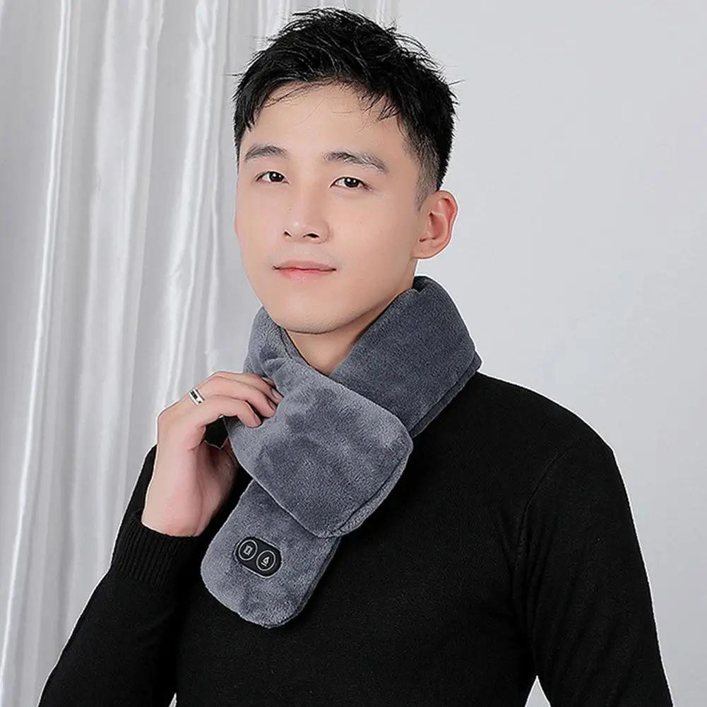 Neck and Shoulder Massage Shawl Heating Kneading Massage Deep Head Adjustable Wearable Massage Muscle Relaxation Massager a D2Q4