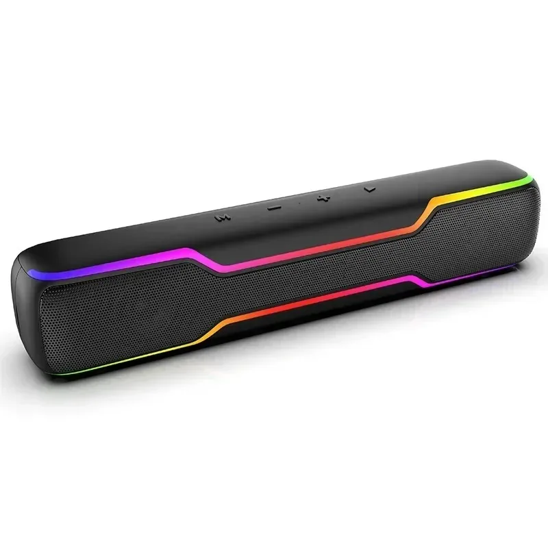 

RGB Light Sound bar Subwoofer Small Speaker Soundbar Bluetooth Speaker Caixa De Som home theaters sound system wireless speaker