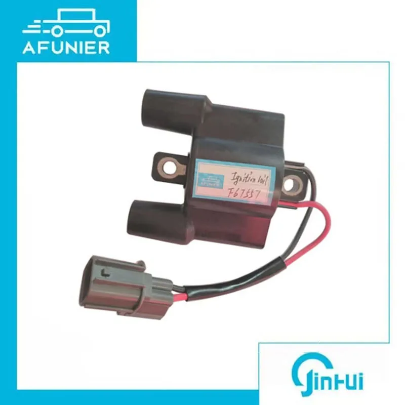 

1 шт. катушка зажигания для Yamaha F60 4-тактный F150 F50 F75 F90 мотоцикл OE No. :F F6T557