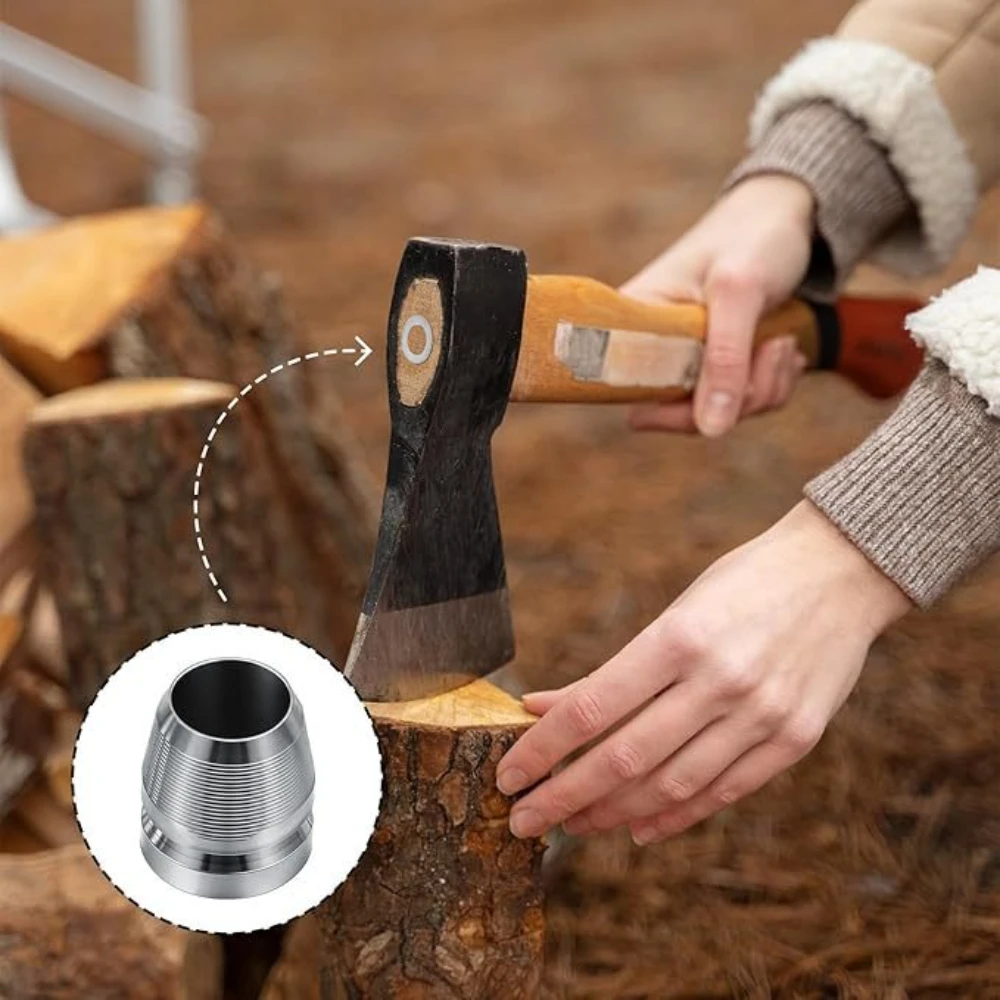 10pcs Safety Round Handle Wedges Steel Hammer Handle Splitting Wedge Set For Axe Claw Hammer Steel For Carpentry Maintenance