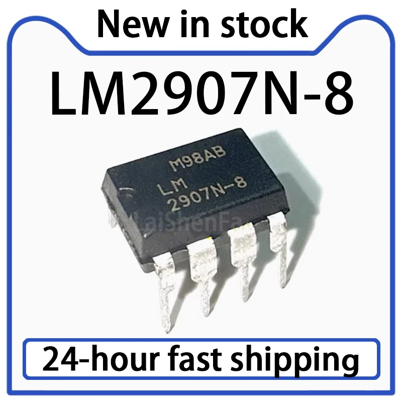1PCS LM2907N-8 Direct Insertion PDIP-8 Voltage Frequency Converter Chip Stock