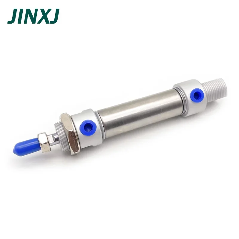 HLH Small Pneumatic Cylinder Stainless Steel MA16/20/25/32/40mm Bore With Magnetic Ring 10-500mm Stroke CA Type Mini Air Cylinde