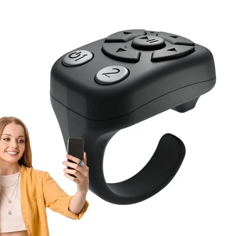 Kindles App Page Turner Tiktoks Scrolling Ring For Phone Multi-platform Compatibility Air Ring Remote For Smart phone