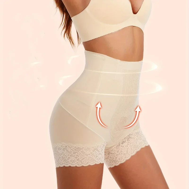 Tummy Control Leggings Thin Waist Short Safety Pants Butt Lift Panties Soft Hip Lift Knickers Protective Shorts Under The Skirt