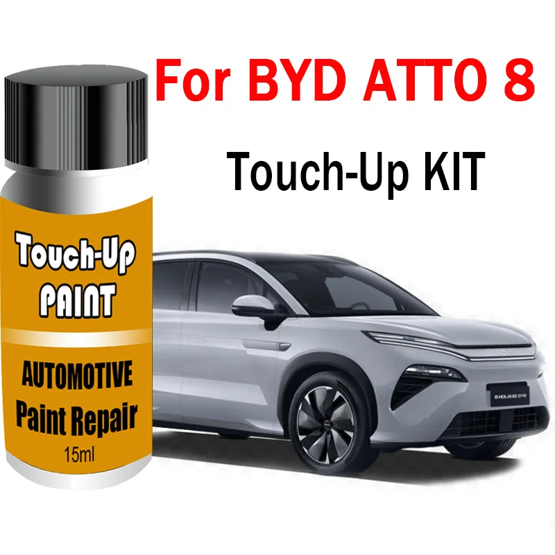 

Car Touch-Up Paint Kit (with brush) for BYD ATTO 8 Green Grey Black White Car Paint Repair Kit Scratch Remover Car Accessories