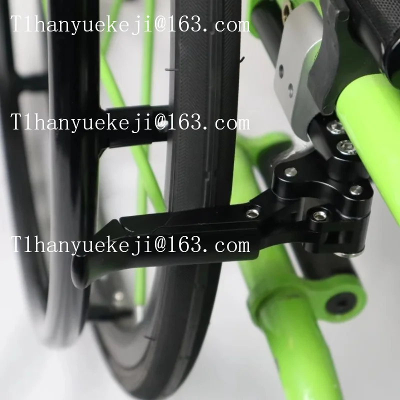 Brand new safety active wheelchair handbrake high-end all-aluminum alloy eagle sports wheelchair rehabilitation products brake