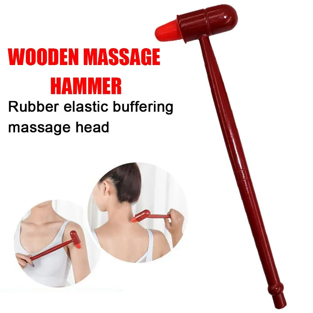 1 Stück tragbarer Massage hammer Mehrzweck-Rückstoß werkzeug Gesundheit Taille Bein entspannen Pflege Nacken massage Hammer Stick nach Hause m5n3