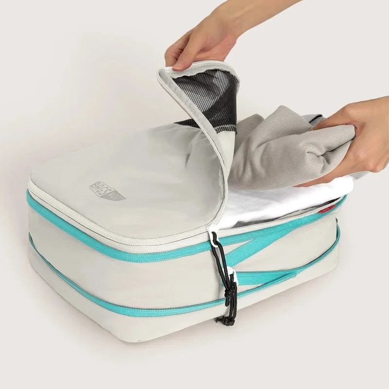 BAGSMART Kompressions-Verpackungswürfel, erweiterbares Reiseset, Aufbewahrungstasche, 6-teilig, Reise-Organizer, Gepäck, Koffer – Detail 12