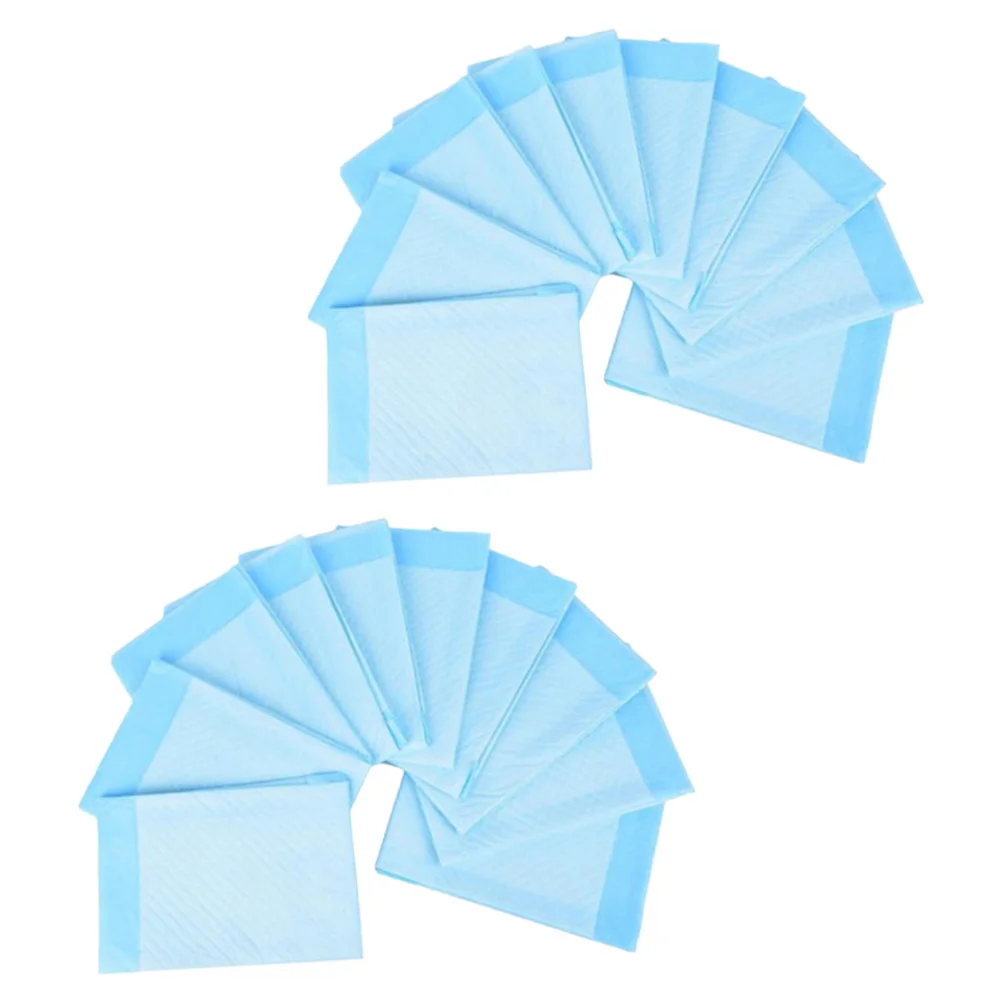 Almohadillas absorbentes impermeables para cama de orina, 20 piezas, 60x90cm, pañales para adultos, estera de enfermería para incontinencia, pañales reutilizables duraderos para adultos