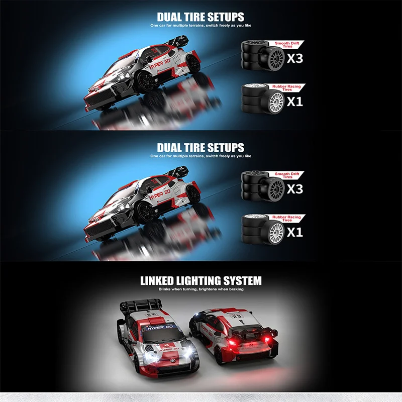 MJX HYPER GO new product 43308 remote control car 1/43 rally car indoor and outdoor tabletop high-speed drift four-wheel drive