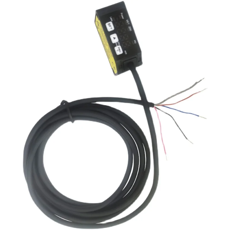 WY-100nm high precision laser displacement ranging sensor switch analog quantity sensing photoelectric switch side thickness