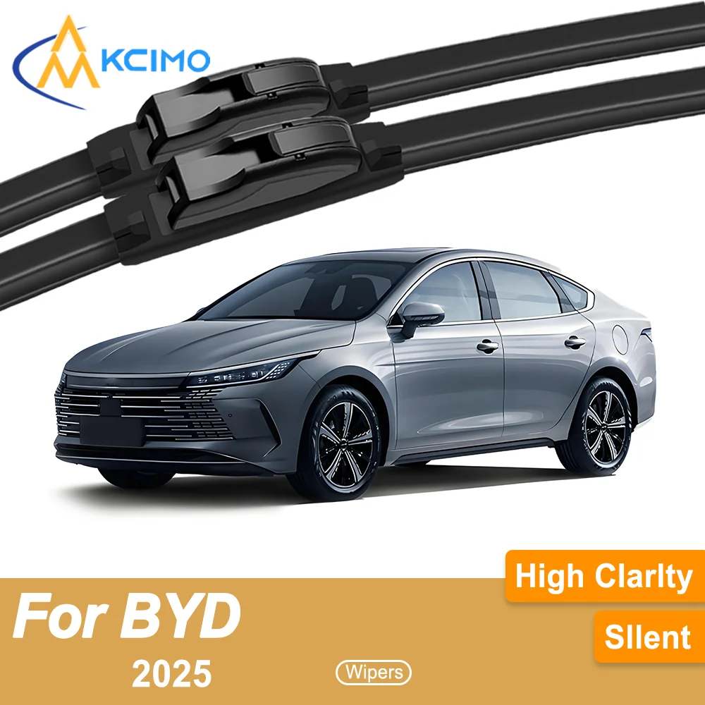 

Premium Rubber Durable Silent Windshield Wiper Blades 2pcs for BYD BYD Seal 05 DM-i 2025 Front Wiper Blades Set
