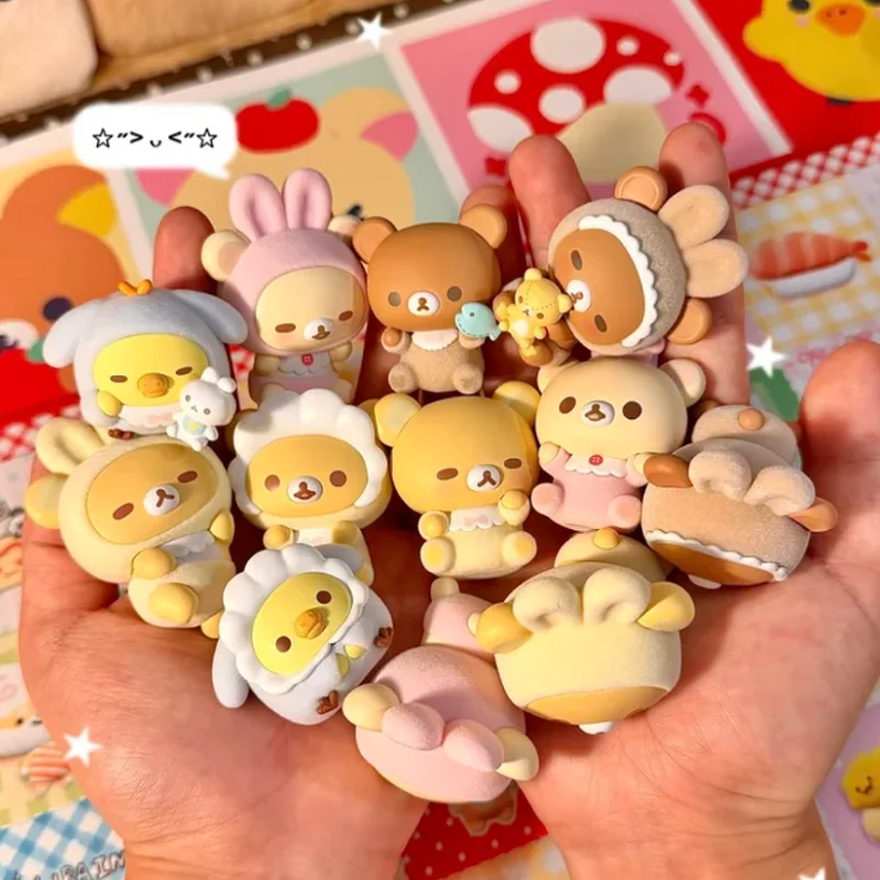 Genuine Rilakkuma Usausababy Series Blind Box Cute Mini Figurine Exquisite And Interesting Toys Popular Kawaii Gift Dolls view 3