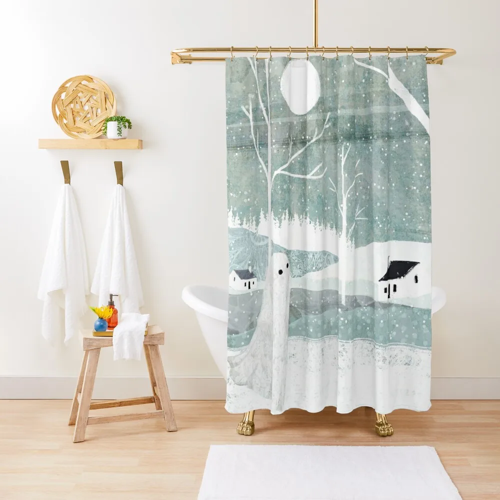 

Winter Wonderland Shower Curtain Waterproof Shower Luxury Bathroom Shower Bathroom Decor Bathroom Curtain