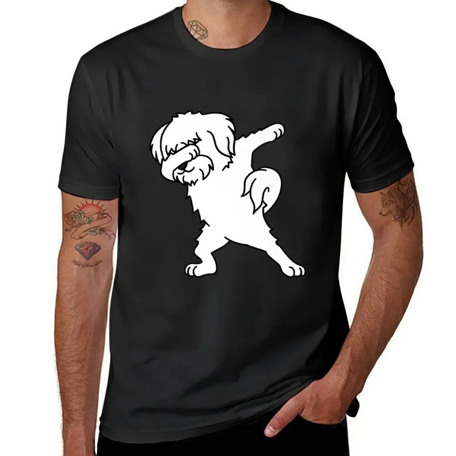 Dabbing Coton De Tulear Dab Dance Dog T-Shirt vintage anime shirt anime t shirts Men's t shirts