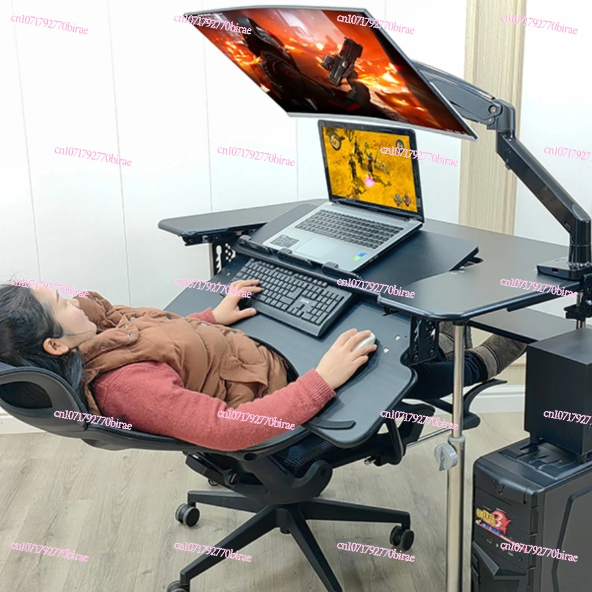 

Desktop E-sports Table, Cabin, First-class Space Capsule, Suspension Bracket, Computer Table, Mobile Lifting Bracket, Lazy Table