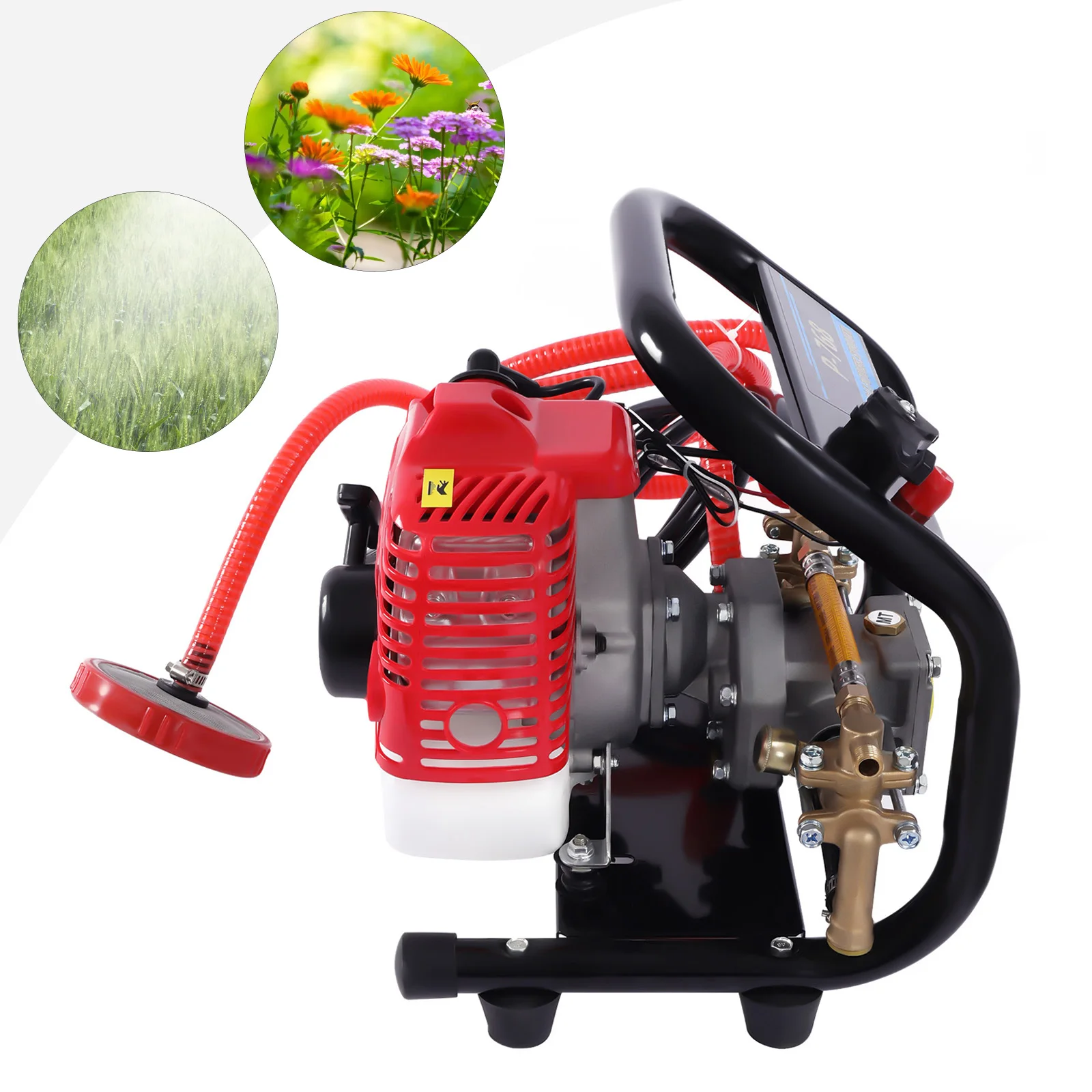 

Efficient Handheld Sprayer - 8-10m Spray Range, Pressure Adjustment Valve, Easy Start + Complete Accessories Kit