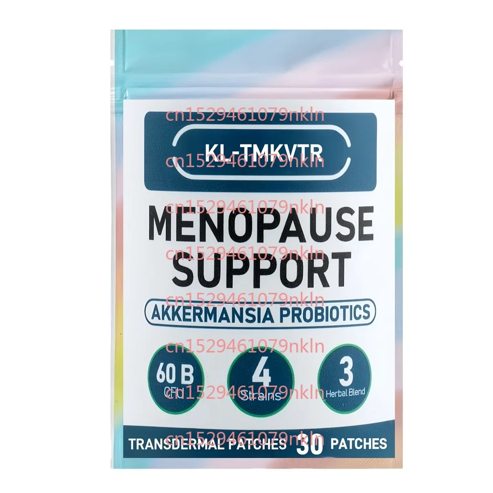 30 parches Menopausia Probiótico GLP-1 Parches transdermicos para mujeres Akkermansia Probióticos para la salud intestinal