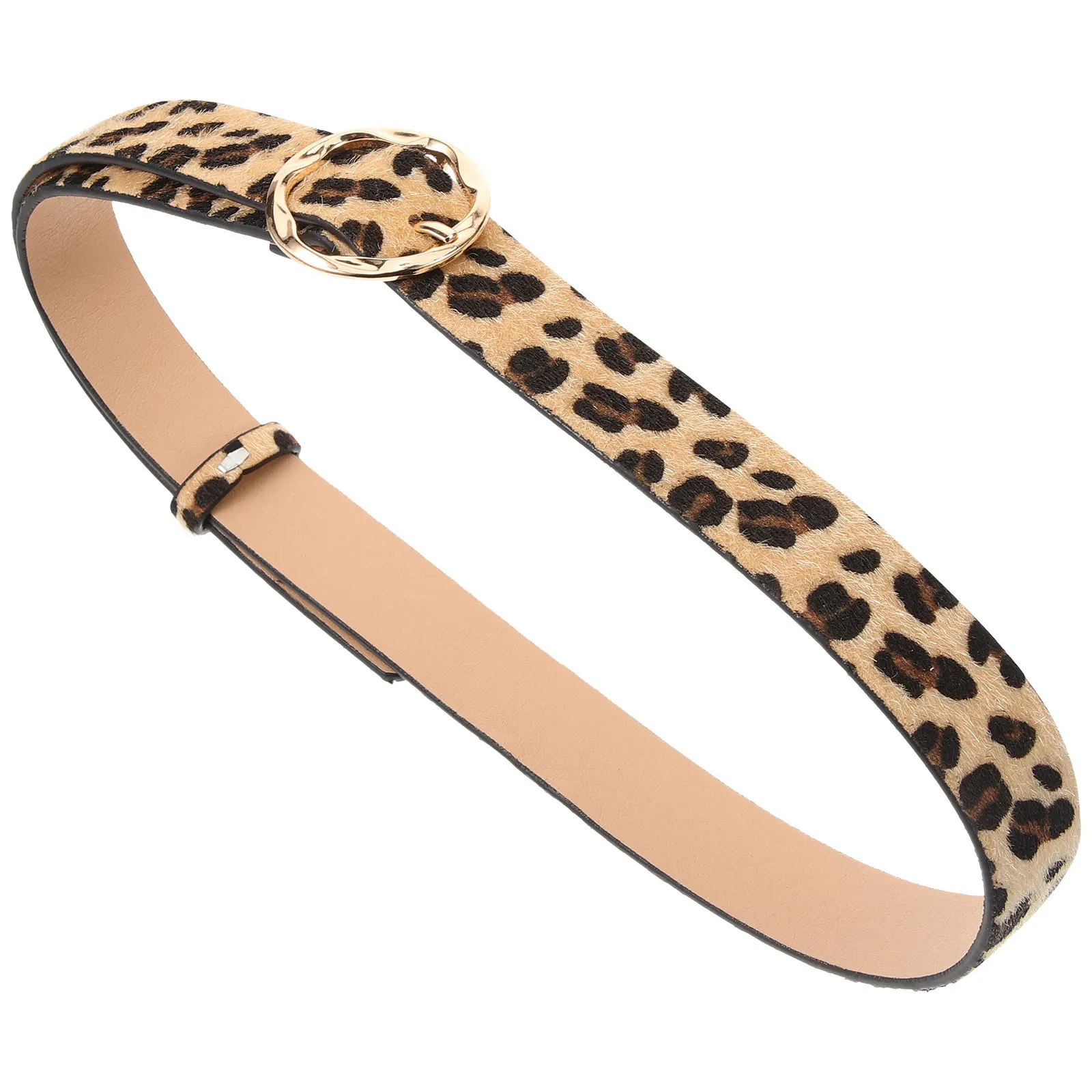 

Leopard Belts for Women Pu Ladies Waist Jeans Pants Fashion Vintage Tactical Designer Belt Buckle Sturdy Comfortable