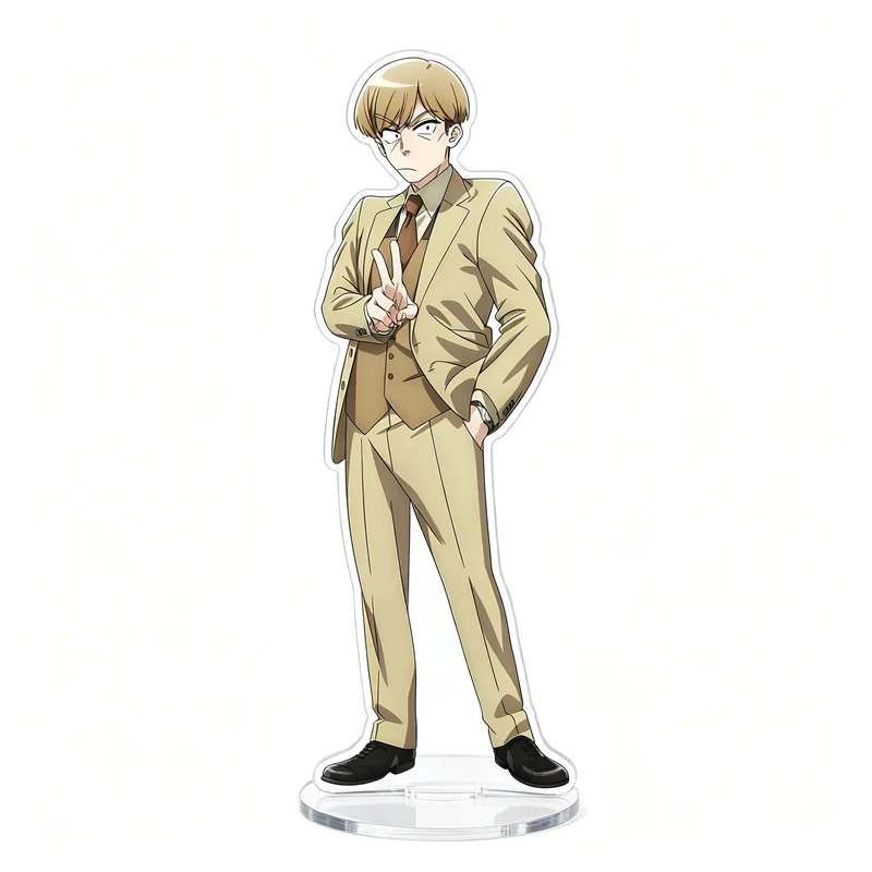 Smoking Behind The Supermarket with You Sasaki Yamada Anime Acrylic Cartoon Figure Display Stand Model Plate Keychain Jewelry