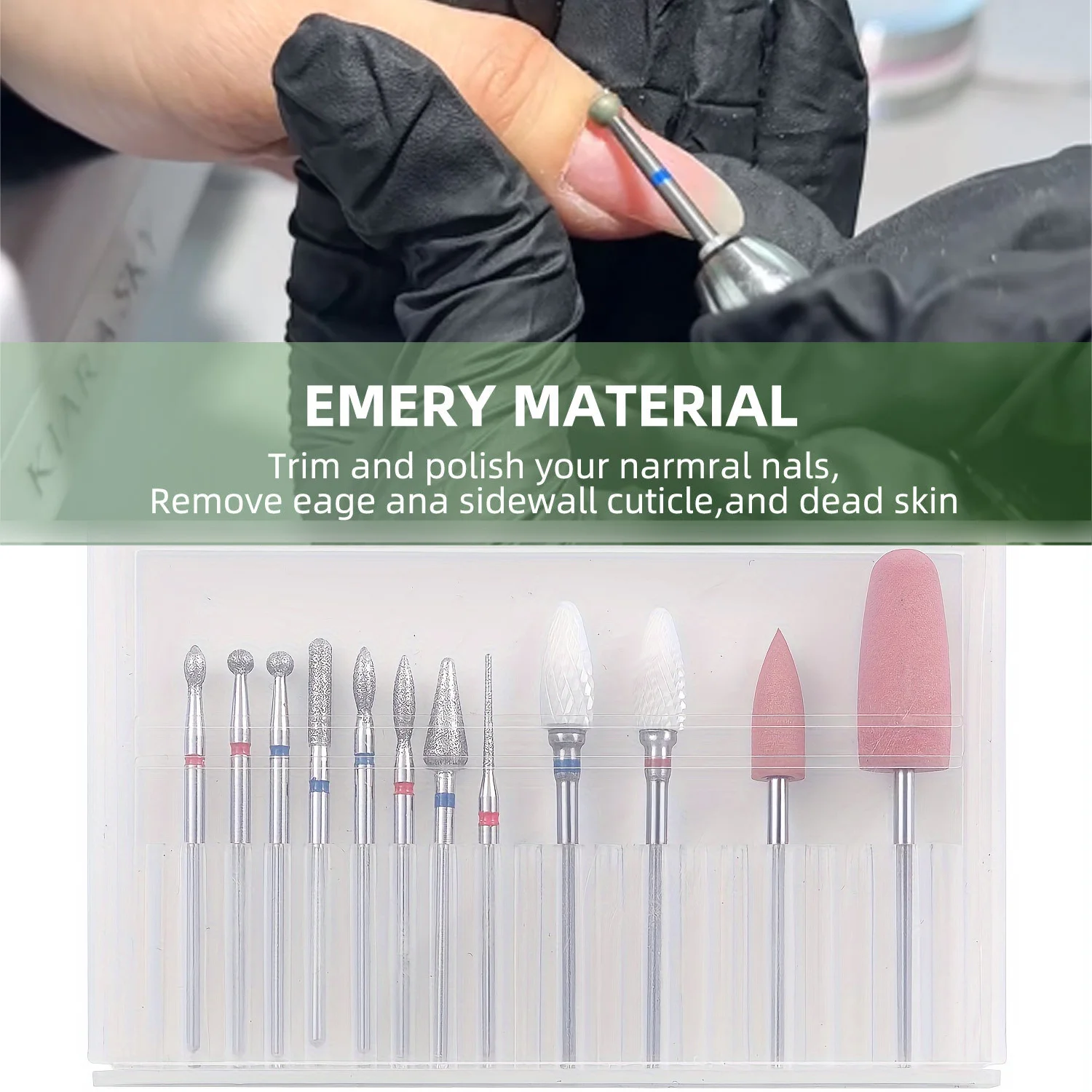 Set di 13 Punte per Trapano pe - Nail Art Brush Set recensione e prezzo