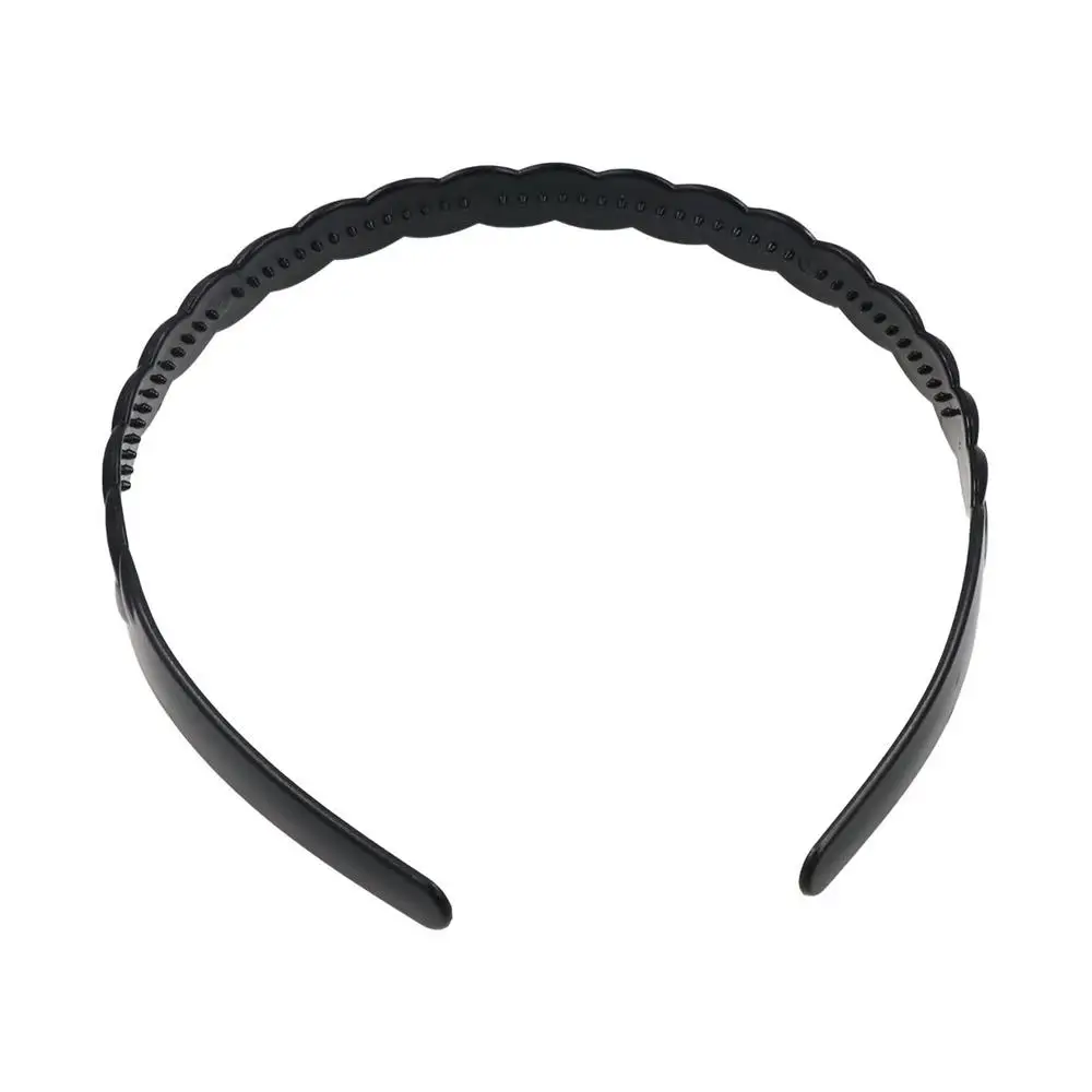 Fashion Face Black Wavy Women Headdress Mens Headband Head Hoop Hair Hoop Hair accessories