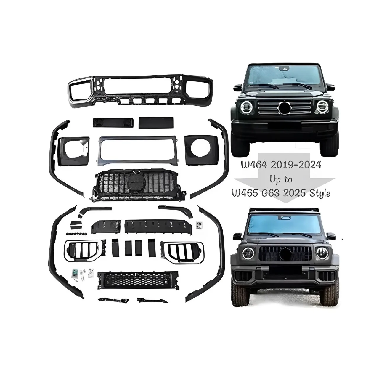 

Factory Directly Sale Car W464 Upgrade to W465 2025+ G63 Bodykit W465 Upgrade for Mercedes Benz G Class G63 AMG