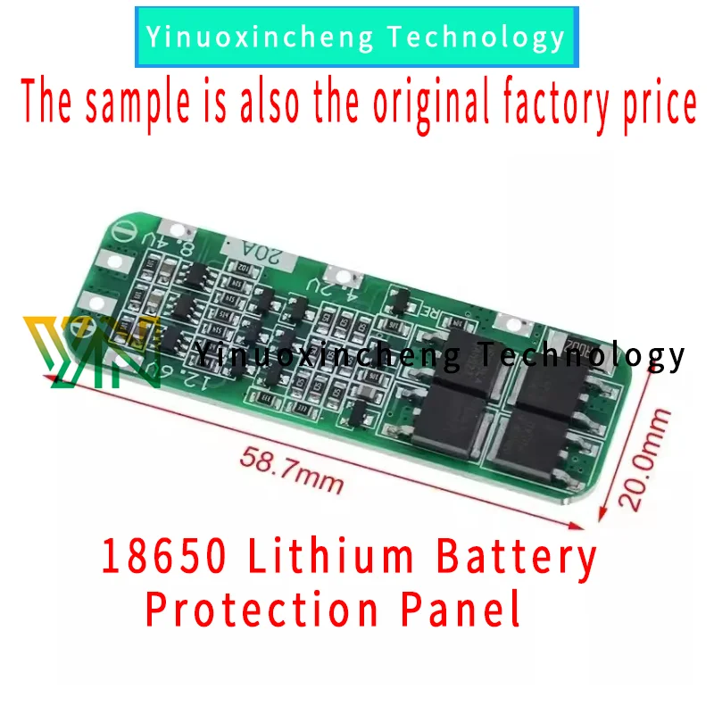 High Current Lithium Battery Protection Board, Módulo de Alimentação, Série 3 Seções, 20A, 11.1V, 12V, 12.6V, 18650, 1Pc