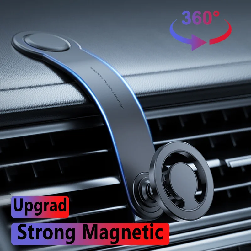 Magnetic Car Phone Holder Stand Magnet Car Mount Mobile Dashboard Bracket Support in Car For iPhone 15 14 13 12 Samsung Huawei