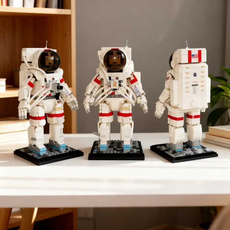 980pcs MOC Apollo Spacesuit A7LB Apollo 17 EVA Model Building Blocks Toy Assemble Education Birthday 3D Display Brick Creative
