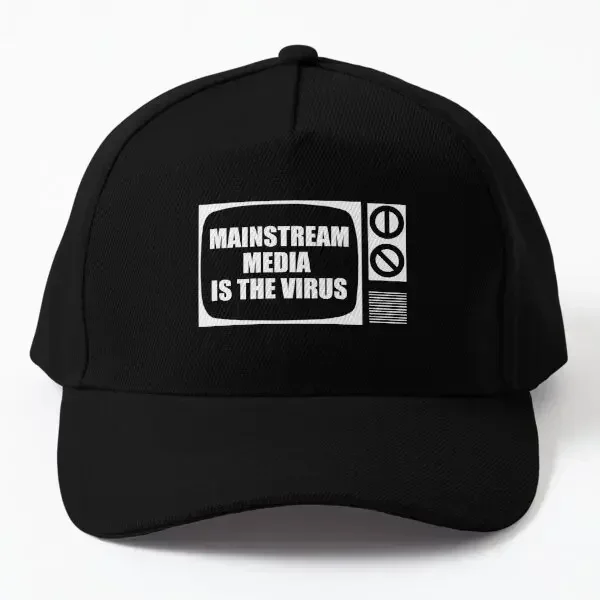 Media Lies Boné de beisebol Chapéu Snapback Primavera     Esporte sol bonnet verão meninos cor sólida preto masculino czapka casual impresso