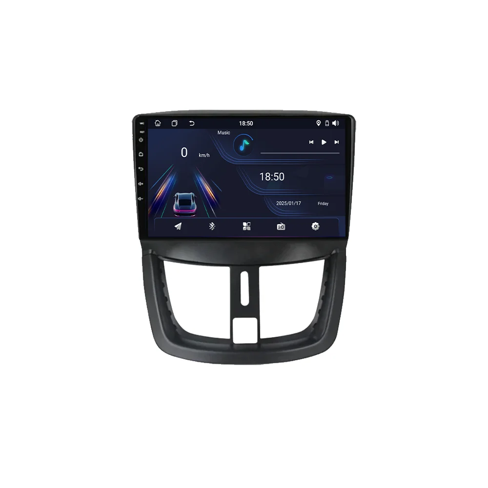 Auto Android GPS Navigatie Voor Peugeot 207 CC 207CC 2006 2007 2008 2009-2015 Auto Radio Stereo Multimidia Speler 4G Carplay 2DIN - afbeelding 2