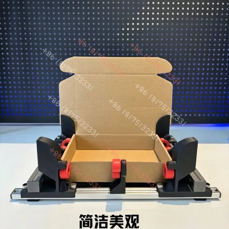 Easy Folding Fixture With Auxiliary Roller Carton Special Folding Tool Adjustable Size