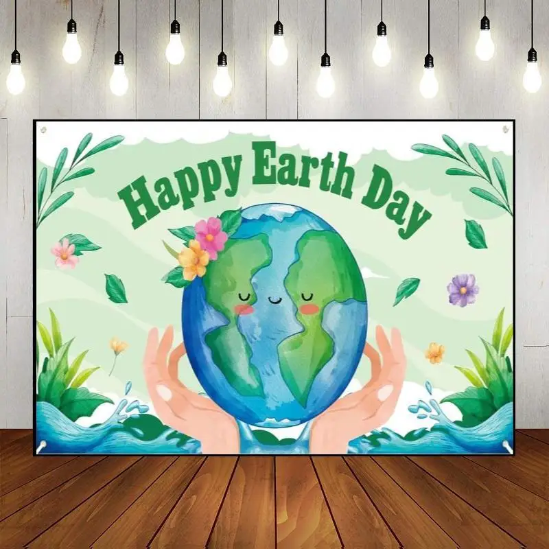 

Earth Day Backdrop for Photography Earth Day Banner Earth Day Party Favors Earth Day Decorations and Supplies for Home Party