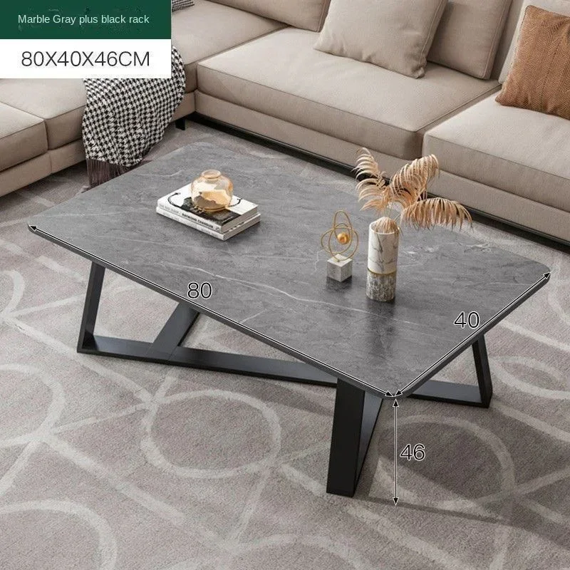 Design Nordic Coffee Tables Small Luxury Marble Metal Modern Narrow Dinning Table Mobile Nordic Meubles De Salon Furnitures